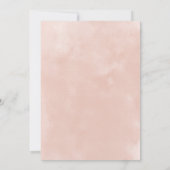 Sechzig & Fabulous! Dusty Rose Floral 60. Einladung (Rückseite)