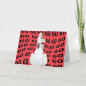 Sechzig Jahre alt Karte (Vorderseite)