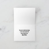 Sechzig "über dem Hügel-" alles- Gute zum Karte (Innenseite)