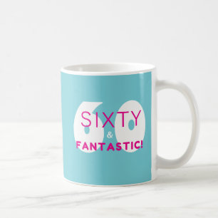 Sechzig und fantastische 60. Geburtstagsparty-Gesc Kaffeetasse