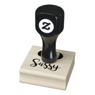 Sechzig und frech 60. Geburtstag Gummistempel