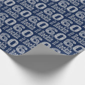 Sechzig und rocken geschenkpapier (Ecke)
