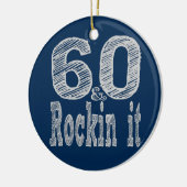 Sechzig und Rockin It Keramik Ornament (Links)