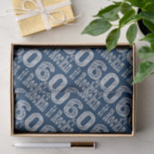 Sechzig und Rockin It Seidenpapier (Geschenk)