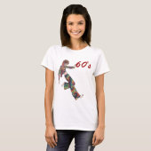 Sechziger-Collagen-Mädchen T-Shirt (Vorne ganz)