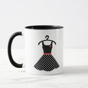 Sechziger, Kleid Tasse