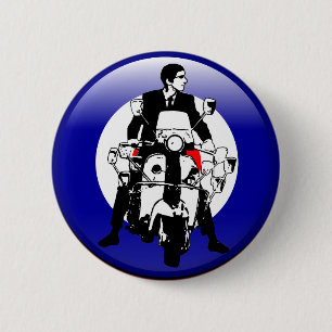 Sechziger-Mod auf Ziel 3d Button