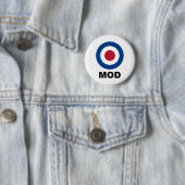 Sechziger-Mod-Ziel-Knopf Button (Beispiel)