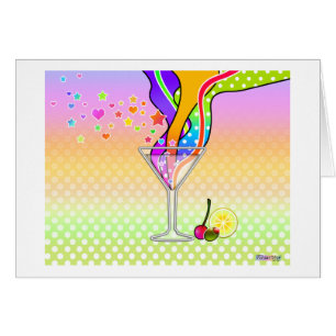 SECHZIGER-POP-KUNST-ART MARTINI