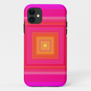 Sechziger-Steigung - rosa blaues lila orange Gelb Case-Mate iPhone Hülle