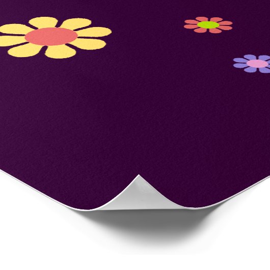 Sechziger weit draußen poster (Ecke)