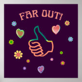 Sechziger weit draußen poster (Vorne)