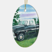 Sechzigerjahre Chevrolet-LKW Keramik Ornament (Links)