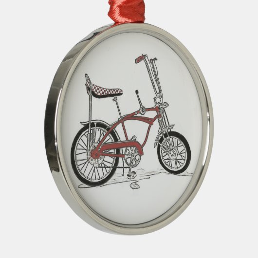 Sechzigerjahre klassisches Schwinn Silbernes Ornament (Rechts)