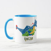Sechzigerjahre König Zor Dinosaur Mug Tasse (Links)