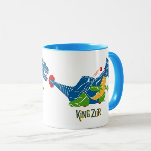 Sechzigerjahre König Zor Dinosaur Mug Tasse (VorderseiteRechts)