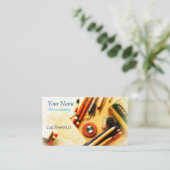 Sechzigerjahre Retro Briefpapier Visitenkarte (Stehend Vorderseite)