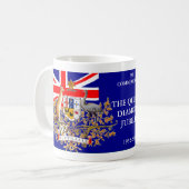 Sechzigjähriges Jubliäum Australien Kaffeetasse (Vorderseite Links)
