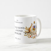 Sechzigjähriges Jubliäum Australien Kaffeetasse (VorderseiteRechts)