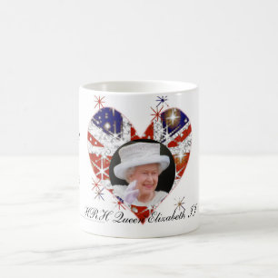 Sechzigjähriges Jubliäum Großbritannien-Flagge Kaffeetasse