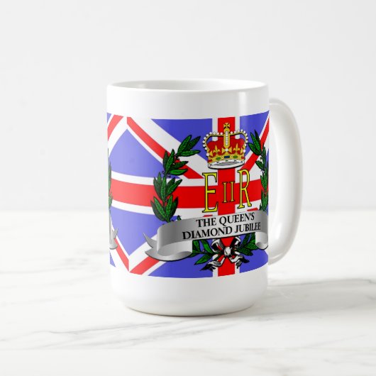 Sechzigjähriges Jubliäum Kaffeetasse (VorderseiteRechts)