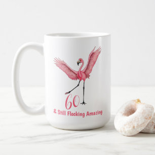 Sechzigster Geburtstag Schwarm Amazing Flamingo Kaffeetasse