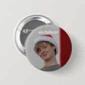 secksiness Weihnachtsknopf Button (Vorne & Hinten)