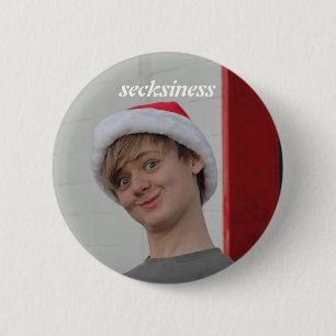 secksiness Weihnachtsknopf Button