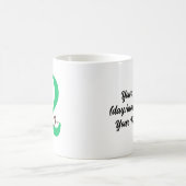 Second 2 Year Anniversary with Personalization  Kaffeetasse (Mittel)