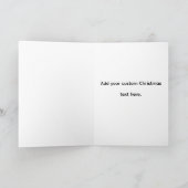 Second Amendment Santa Christmas Card Patriotic  Karte (Innenseite)