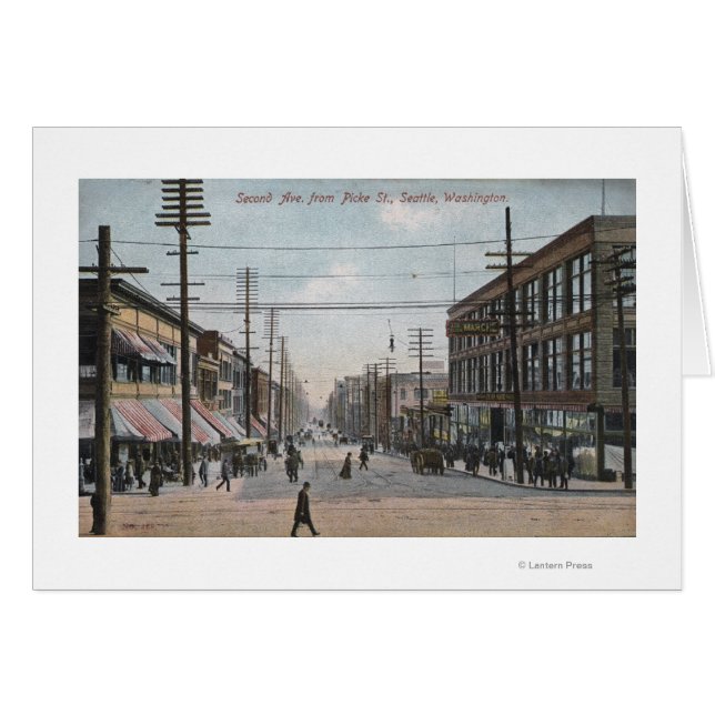 Second Ave View von der Pike Street (Vorderseite (Horizontal))