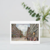 Second Avenue View von der Gewerkschaft Street Postkarte (Stehend Vorderseite)