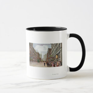 Second Avenue View von der Gewerkschaft Street Tasse
