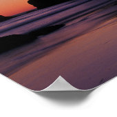 Second Beach at Twilight, Olympic NP, WA, USA Poster (Ecke)