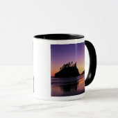 Second Beach at Twilight, Olympic NP, WA, USA Tasse (VorderseiteRechts)