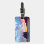 Second Beach bei Sonnenuntergang, Washington Gepäckanhänger (Vorderseite vertikal)