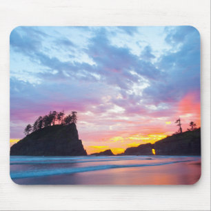 Second Beach bei Sonnenuntergang, Washington Mousepad
