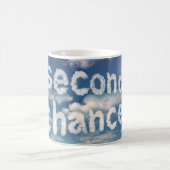 Second Chance Blue Sky White Cloud Neuer Partner Kaffeetasse (Mittel)