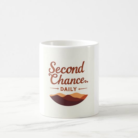 Second Chance Daily" Kid's T-Shirt   Kaffeetasse (Mittel)