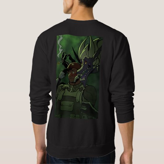 Second Contact Cover Art Basic Sweatshirt (Rückseite)