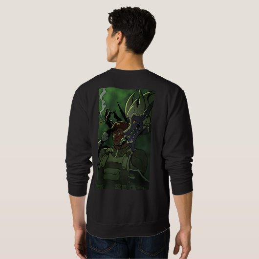 Second Contact Cover Art Basic Sweatshirt (Schwarz voll)