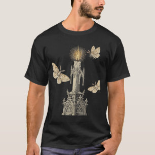 Second Flame Gothic Kerzen-Motten-T-Shirt T-Shirt