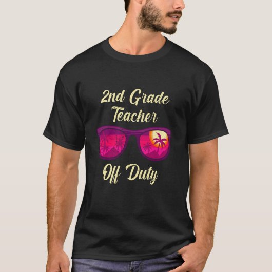 Second grade class teacher off duty school teacher T-Shirt (Vorderseite)