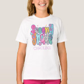 Second Grade First Day of School Coquette Custom T-Shirt (Vorderseite)