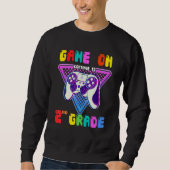 Second Grade  Game On continue 2nd Grade Back to S Sweatshirt (Vorderseite)