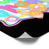 Second Grade Girls Back To School Bow Cute Coquett Poster (Ecke)