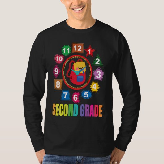 Second Grade Girls Boys Teacher Team 2nd Grade Squ T-Shirt (Vorderseite)