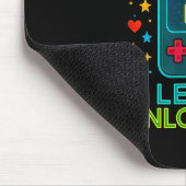 Second Grade Level Unlocked Gamer Ck To School Con Mousepad (Ecke)