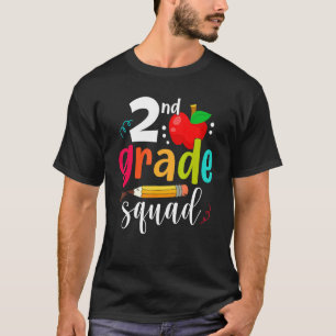 Second Grade Squad Zurück zur Schule 2. Klasse Tee