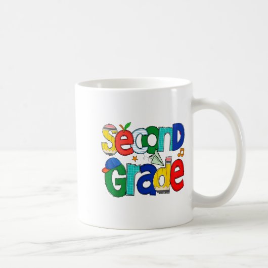 Second Grade Student School Clroom Learning Educat Kaffeetasse (Rechts)